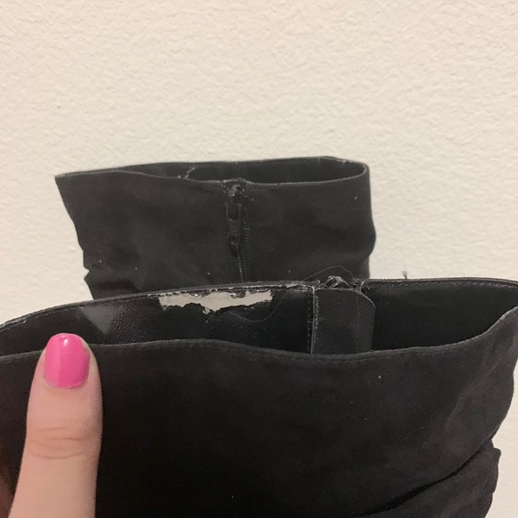 Vintage Y2K 90s sexy corset heeled boots - Picture 4 of 4